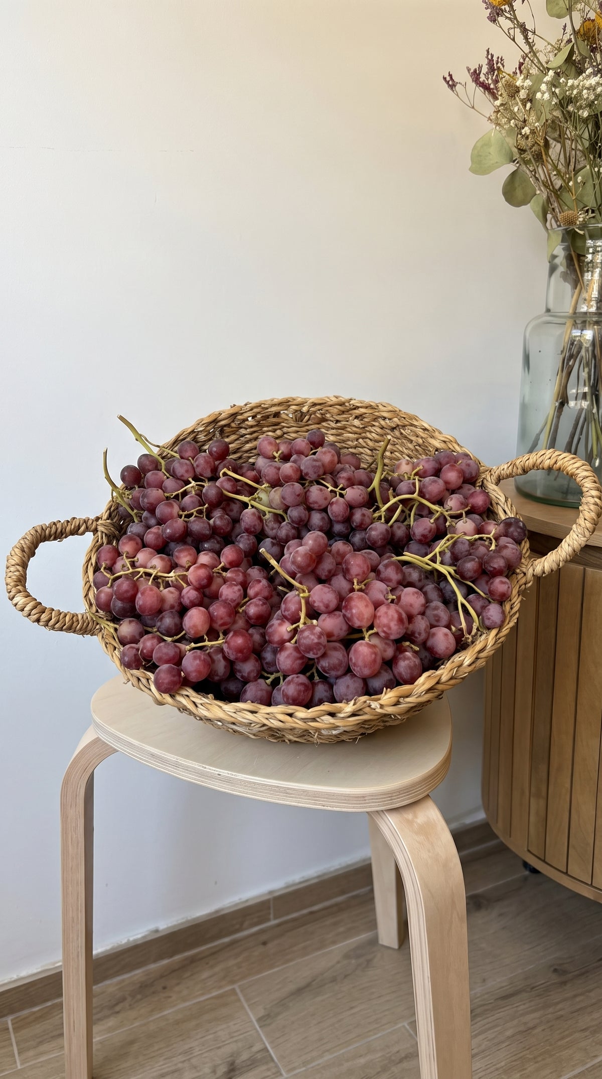 Uvas Red Globe (con pepitas) (0.9 kg aprox)
